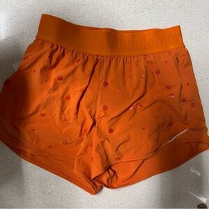 lululemon athletica Women's Bright Orange Athletic Shorts